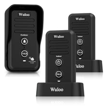 Load image into Gallery viewer, Wuloo Wireless Intercom Doorbell ( 1&amp;2, Black )