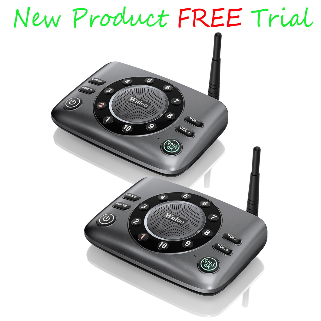 New Version Hands Free 2 way Intercom System S600, New Product Free Trial, US only