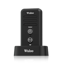 Load image into Gallery viewer, Wuloo Wireless Intercom Doorbell Expandable( Indoor unit only, Black)