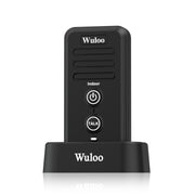 Wuloo Wireless Intercom Doorbell Expandable( Indoor unit only, Black)