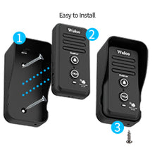 Load image into Gallery viewer, Wuloo Wireless Intercom Doorbell ( 1&amp;1, Black )