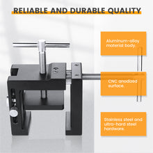 Load image into Gallery viewer, Cabinet Installation Clamps,  Highly Durable All Metal with Flexible Drill Hole Guide, Black, 2-Pack