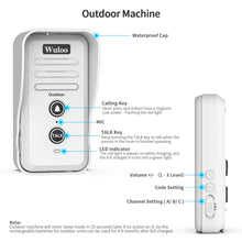 Load image into Gallery viewer, Wuloo Wireless Intercom Doorbell ( 1&amp;1, White)