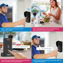 Load image into Gallery viewer, Wuloo Wireless Intercom Doorbell ( 1&amp;1, Black )