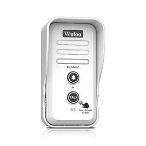 Wuloo Wireless Intercom Doorbell Expandable( Outdoor unit only, White)