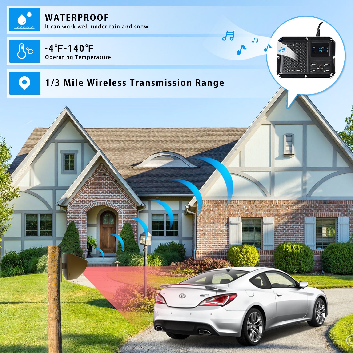 Solar 2025 driveway alarms