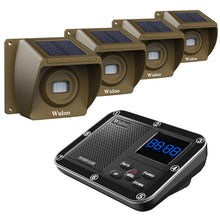 Load image into Gallery viewer, Wuloo Solar Wireless Driveway Alarm (1&amp;4, Brown)