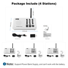 Load image into Gallery viewer, Wuloo Wireless Intercoms System for Home Office WL666 ( 4 packs, White )