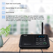 Load image into Gallery viewer, Wuloo Wireless Intercoms System for Home Office WL888 ( 3 packs, Black )